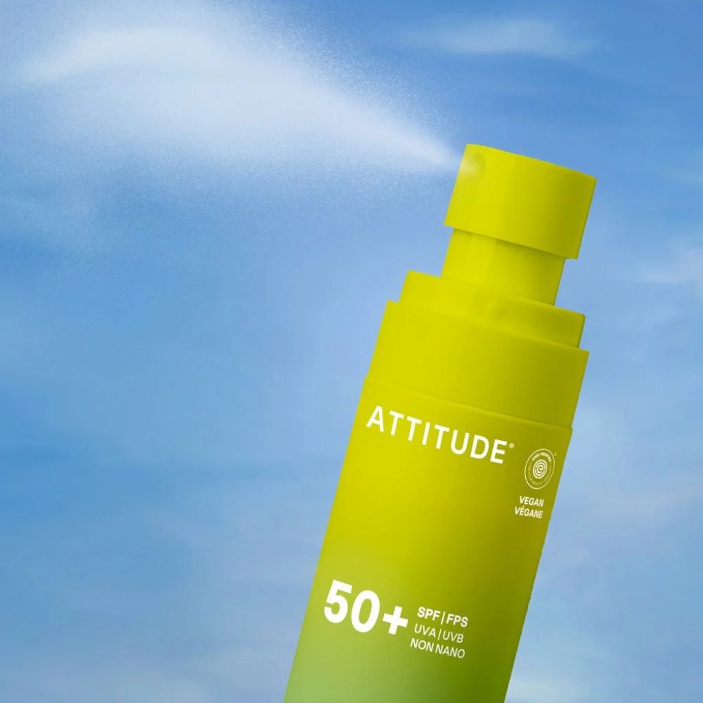 Attitude Sunly Unscented Mineral Sunscreen Spray SPF50 Plus