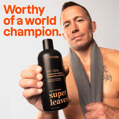 Attitude Super Leaves 2 N 1 Nourishing Shampoo And Conditioner