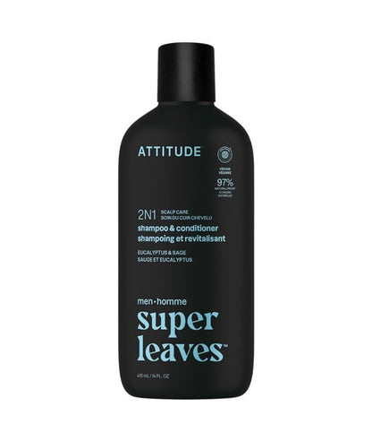 Attitude Super Leaves 2 N 1 Scalp Care Shampoo And Conditioner