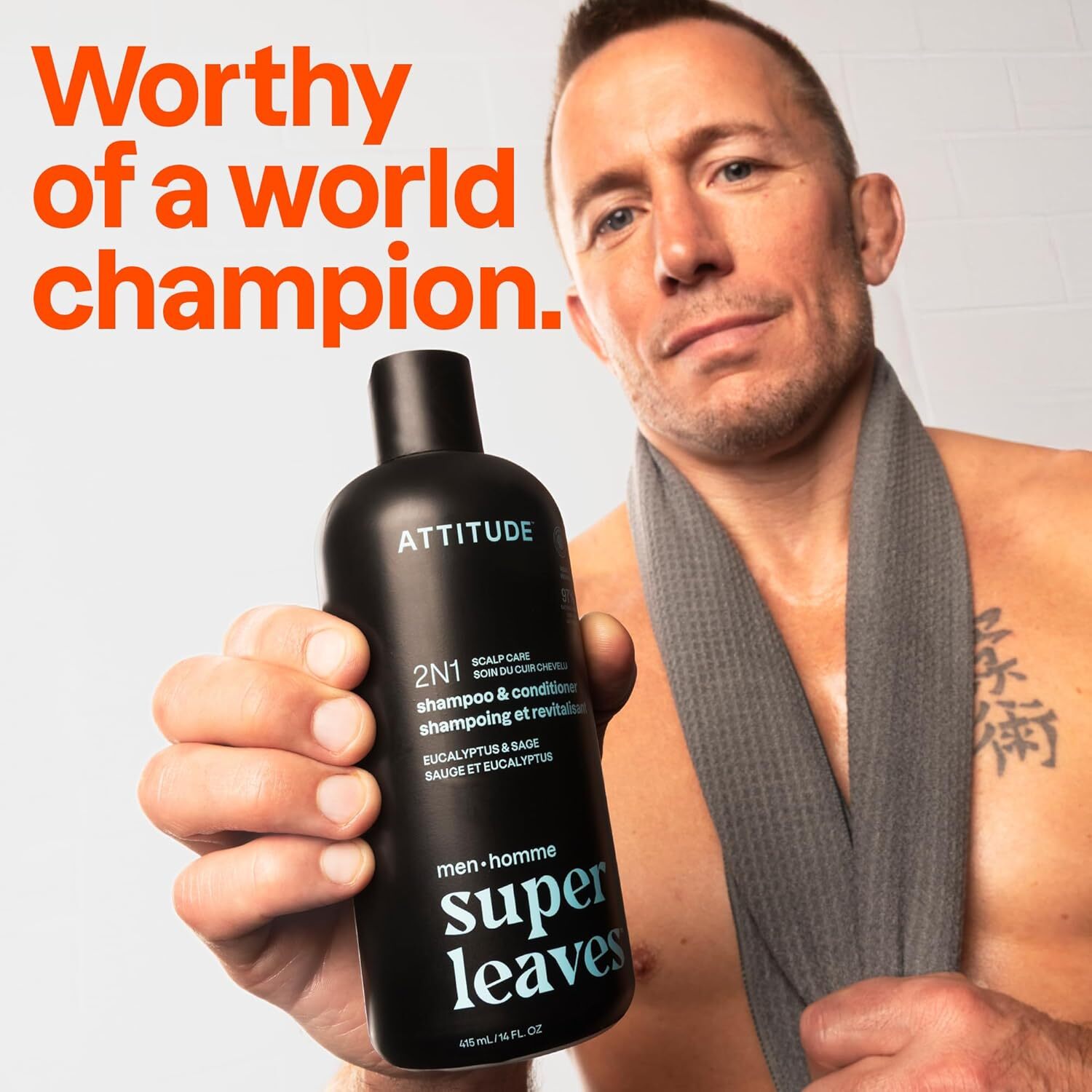 Attitude Super Leaves 2 N 1 Scalp Care Shampoo And Conditioner