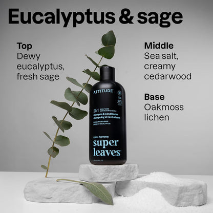 Attitude Super Leaves 2 N 1 Scalp Care Shampoo And Conditioner