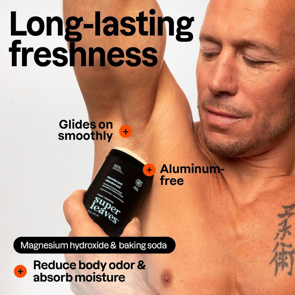 Attitude Super Leaves Men Eucalyptus And Sage Deodorant Stick