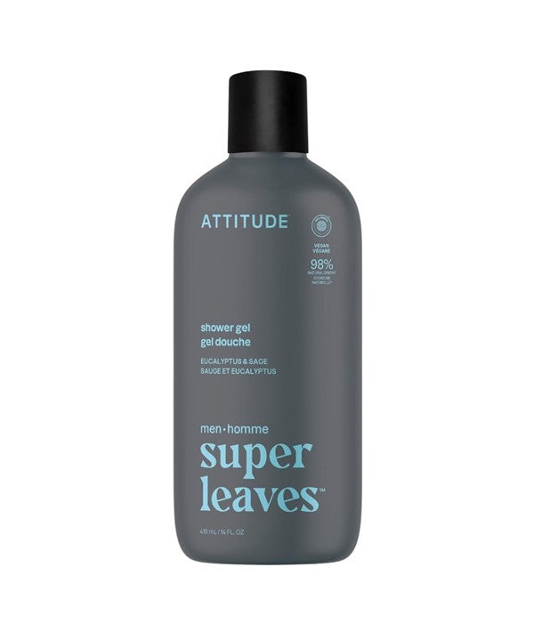 Attitude Super Leaves Men Eucalyptus And Sage Shower Gel