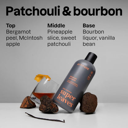Attitude Super Leaves Men Patchouli And Bourbon Shower Gel