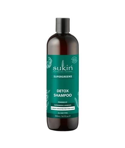 Sukin Australian Natural Haircare Super Greens Detox Shampoo
