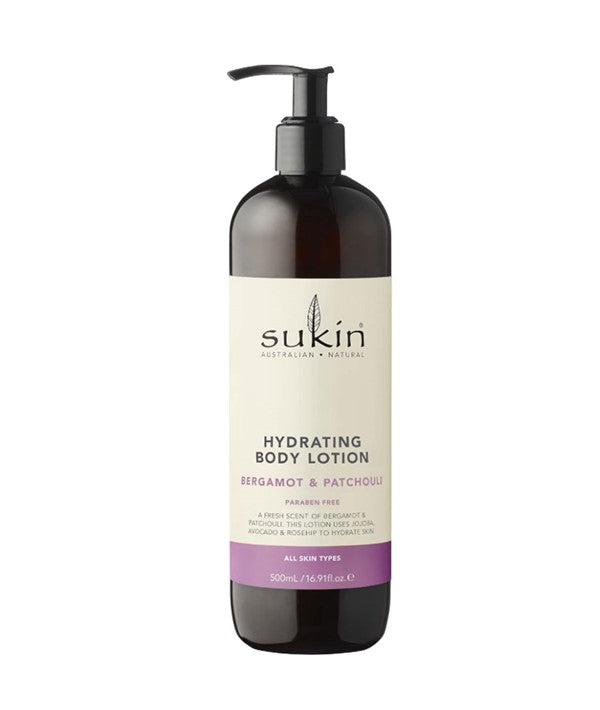 Sukin Australian Natural Skincare Hydrating Body Lotion Bergamot And Patchouli