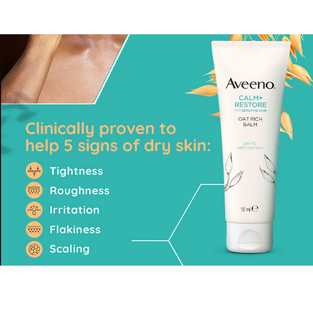 Johnson And Johnson Aveeno Calm And Restore Oat Rich Balm