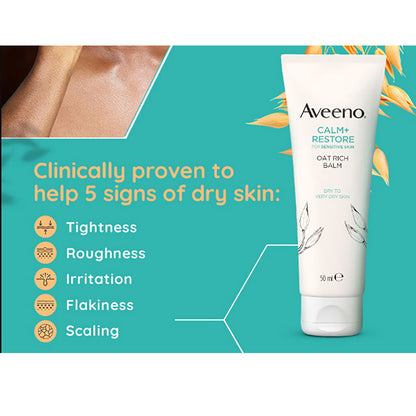 Johnson And Johnson Aveeno Calm And Restore Oat Rich Balm