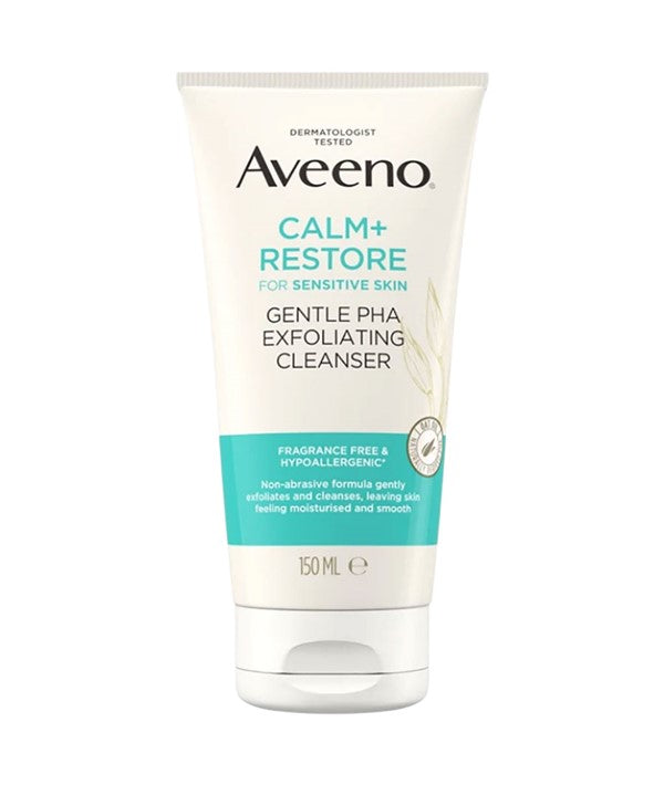 Johnson And Johnson Aveeno Calm Restore Gentle PHA Exfoliating Cleanser