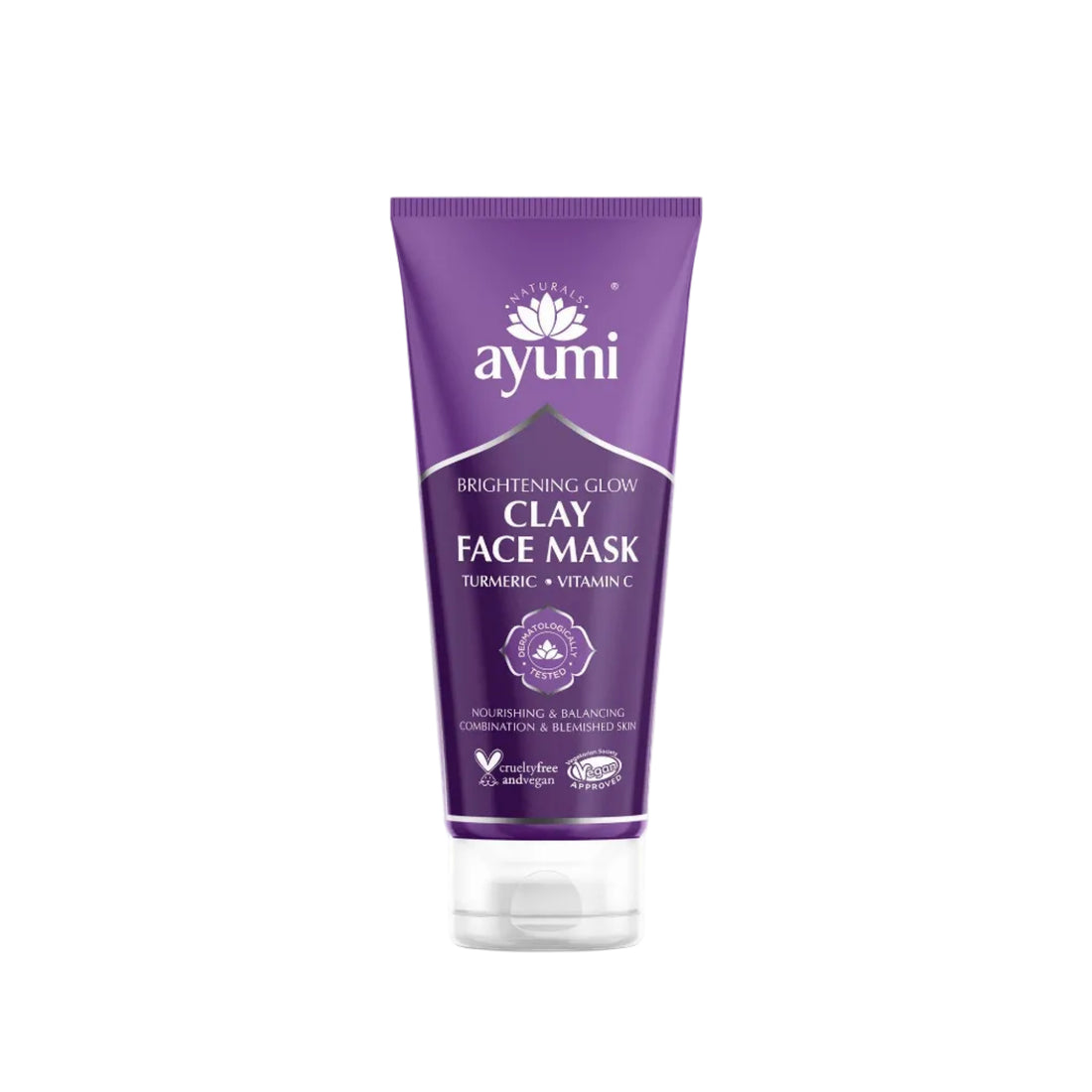 Ayumi Naturals Turmeric And Vitamin C Glow Clay Face Mask
