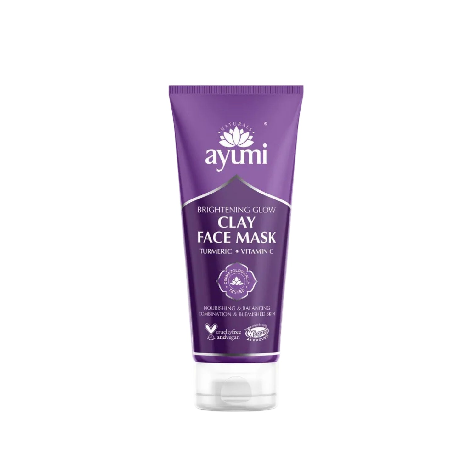 Ayumi Naturals Turmeric And Vitamin C Glow Clay Face Mask