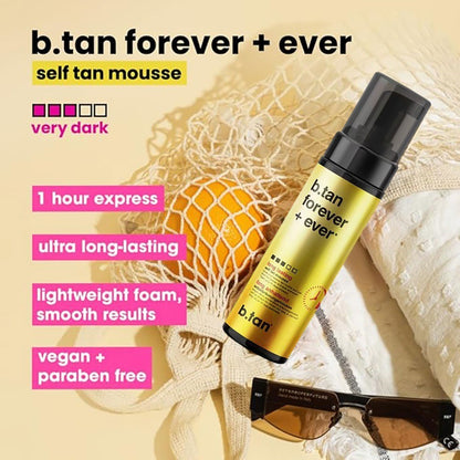 B Tan Forever Ever Long Lasting Self Tan Mousse