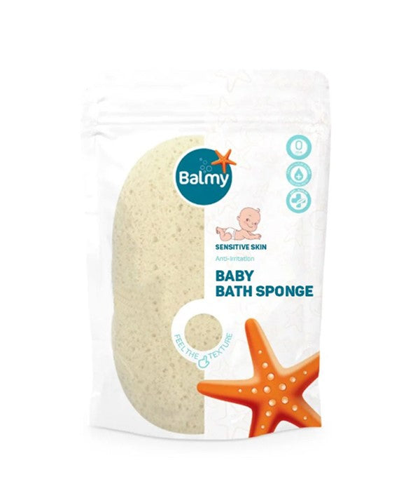 Balmy Naturel Baby Bath Anti Irritation Sensitive Skin Sponge
