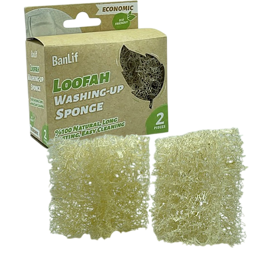 Balmy Naturel Banlif Loofah Washing Up Sponge