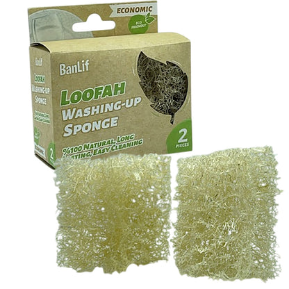 Balmy Naturel Banlif Loofah Washing Up Sponge
