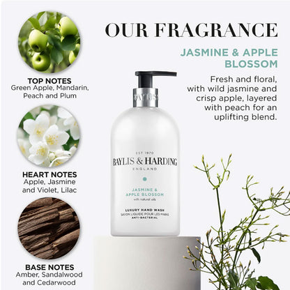 Baylis And Harding Jasmine And Apple Blossom Luxury Hand Wash