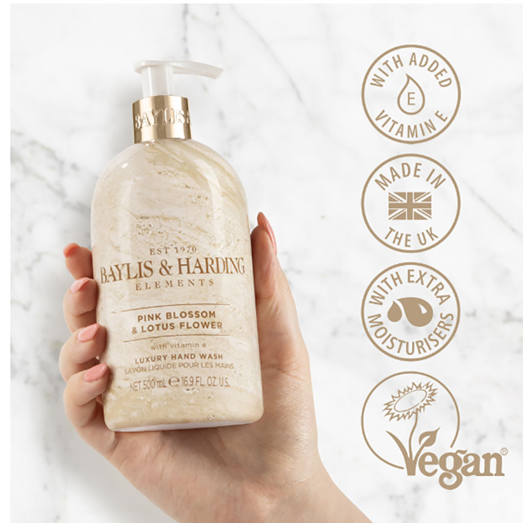 Baylis And Harding Pink Blossom And Lotus Flower Luxury Hand Wash