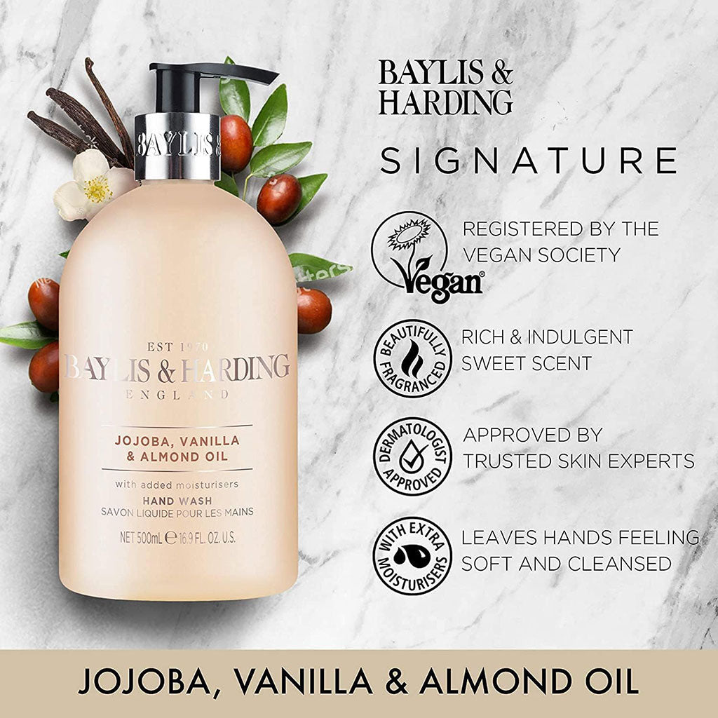 Baylis And Harding Jojoba Vanilla And Almond Oil Hand Wash