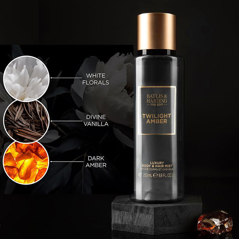 Baylis And Harding Twilight Amber Luxury Body And Hair Mist