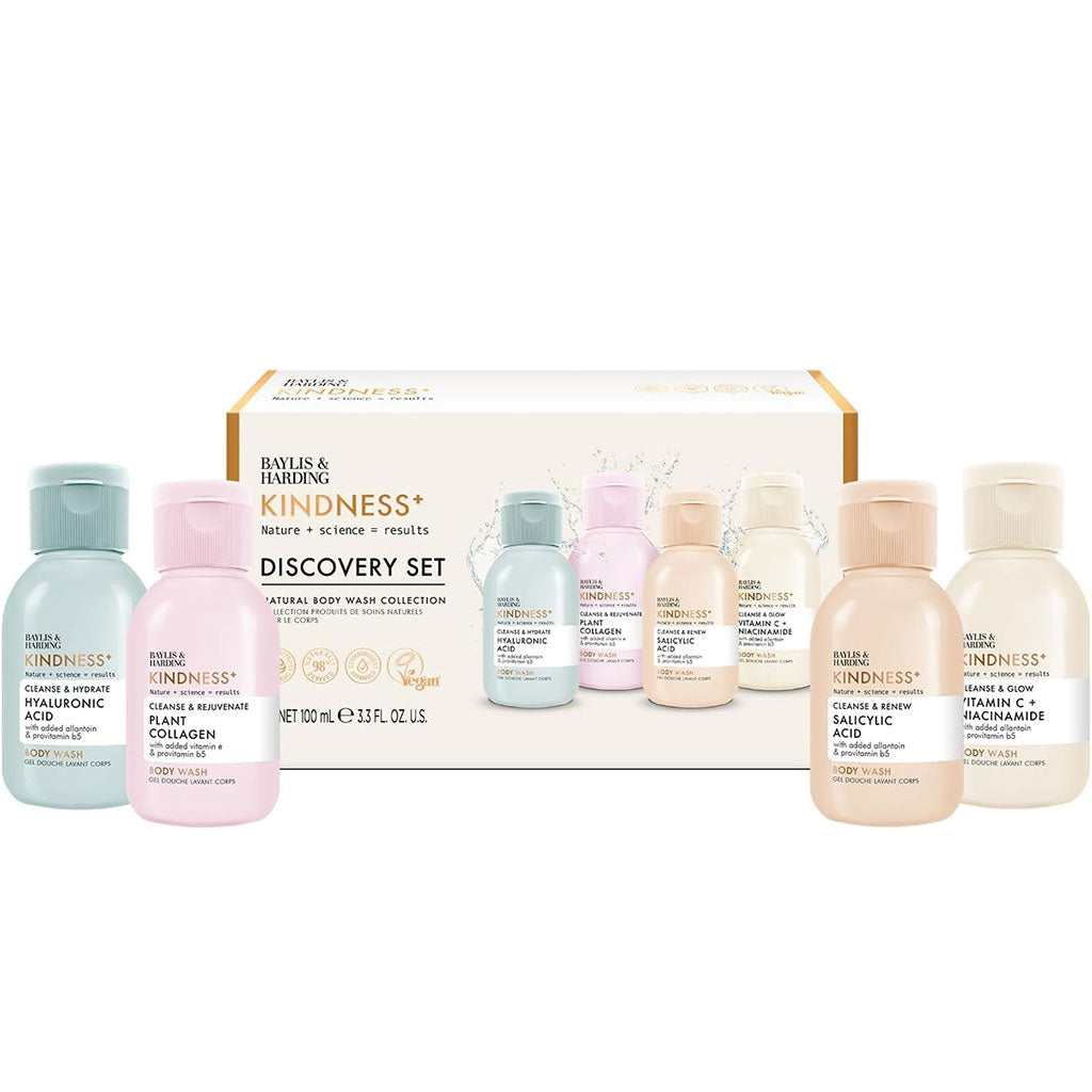 Baylis And Harding Kindness Natural Body Wash Collection Discovery Set