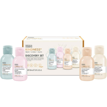 Baylis And Harding Kindness Natural Body Wash Collection Discovery Set