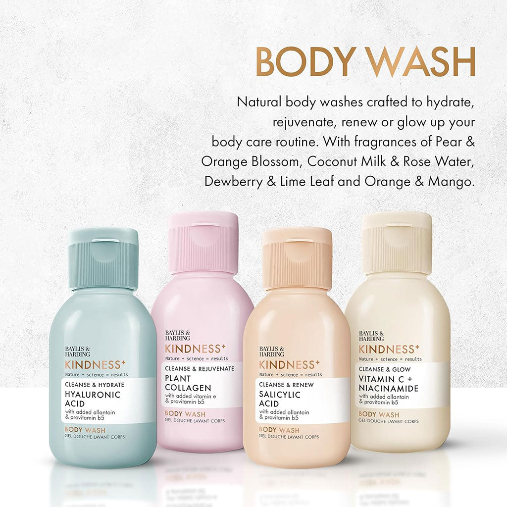 Baylis And Harding Kindness Natural Body Wash Collection Discovery Set