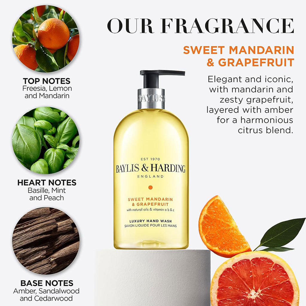 Baylis And Harding Sweet Mandarin And Grapefruit Luxury Hand Wash