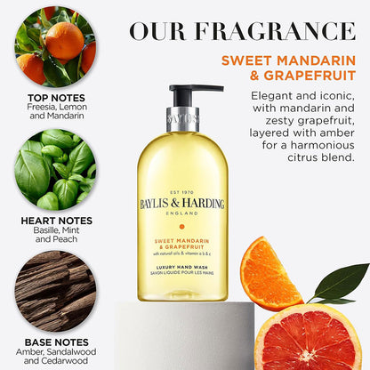 Baylis And Harding Sweet Mandarin And Grapefruit Luxury Hand Wash