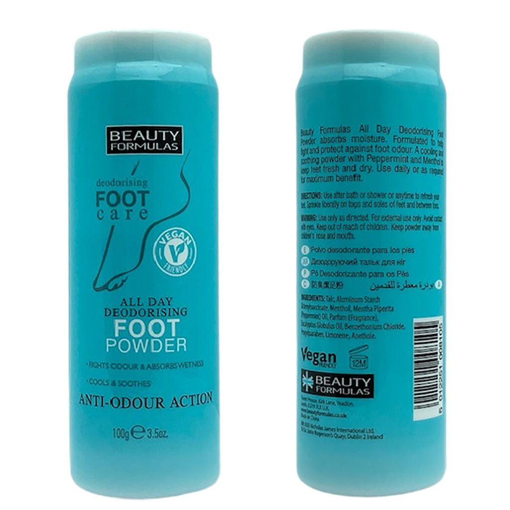 Beauty Formulas  Deodorising Foot Powder