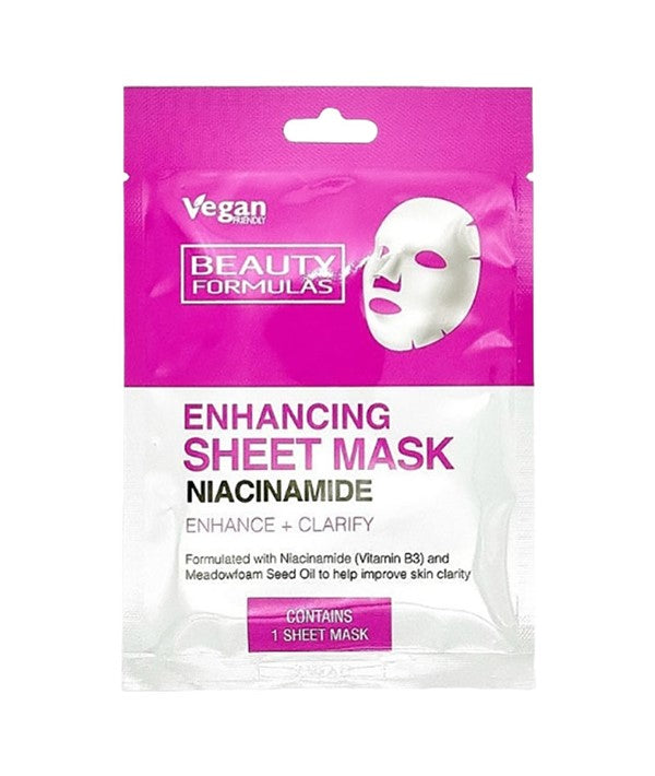Beauty Formulas Enhancing Niacinamide Sheet Mask