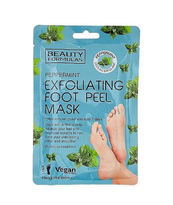 Beauty Formulas Peppermint Exfoliating Foot Peel Mask
