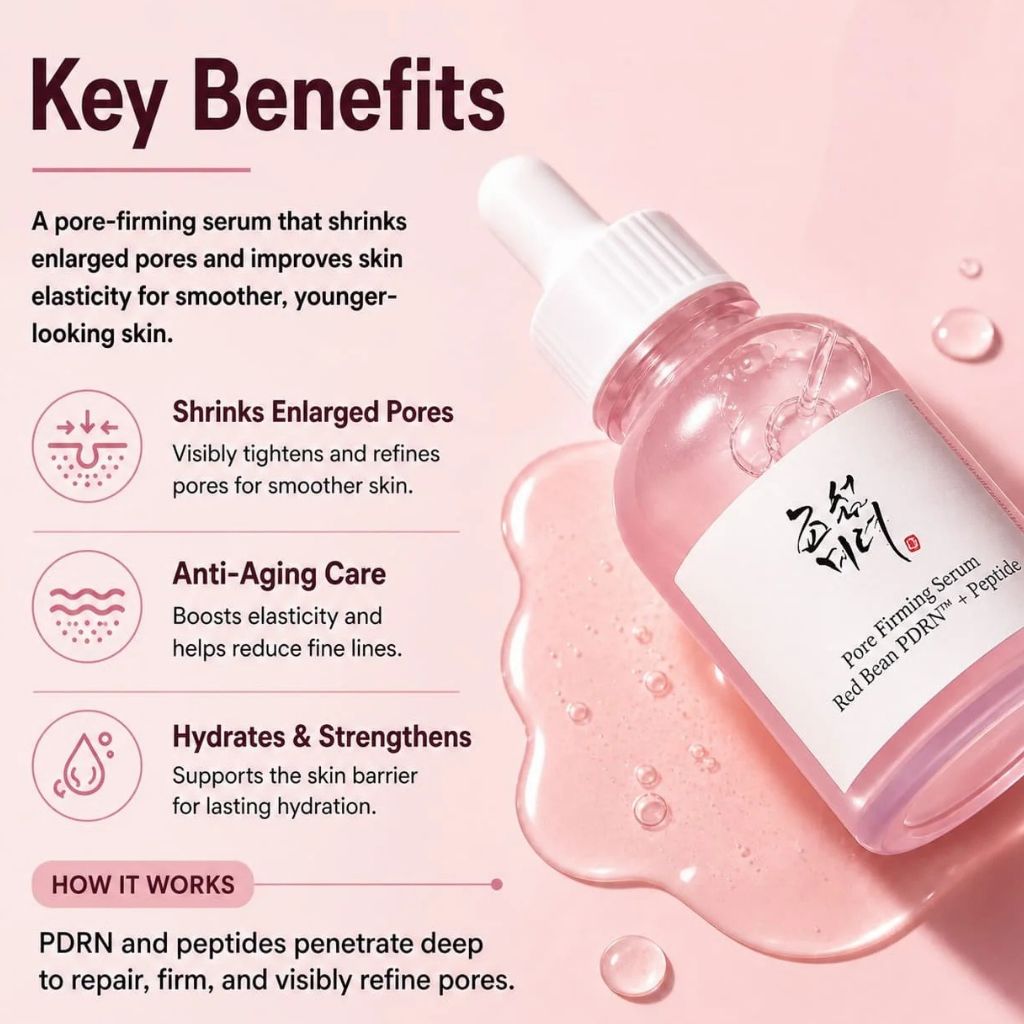 Beauty of Joseon Pore Firming Serum with Red Bean PDRN and Peptide bottleյակ