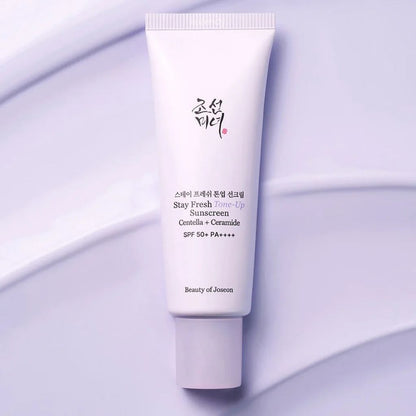 Beauty Of Joseon Stay Fresh Tone Up Sunscreen Purple SPF50