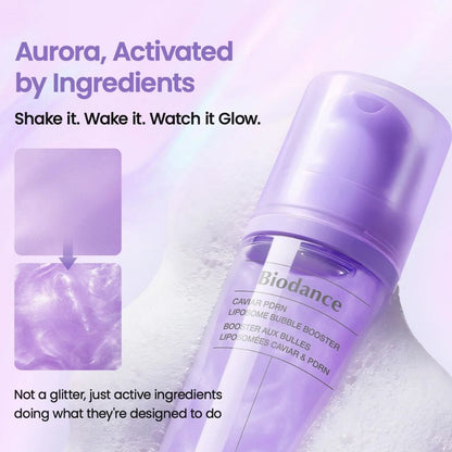 Biodance Caviar PDRN Liposome Bubble Booster K Beauty serum bottle and packaging
