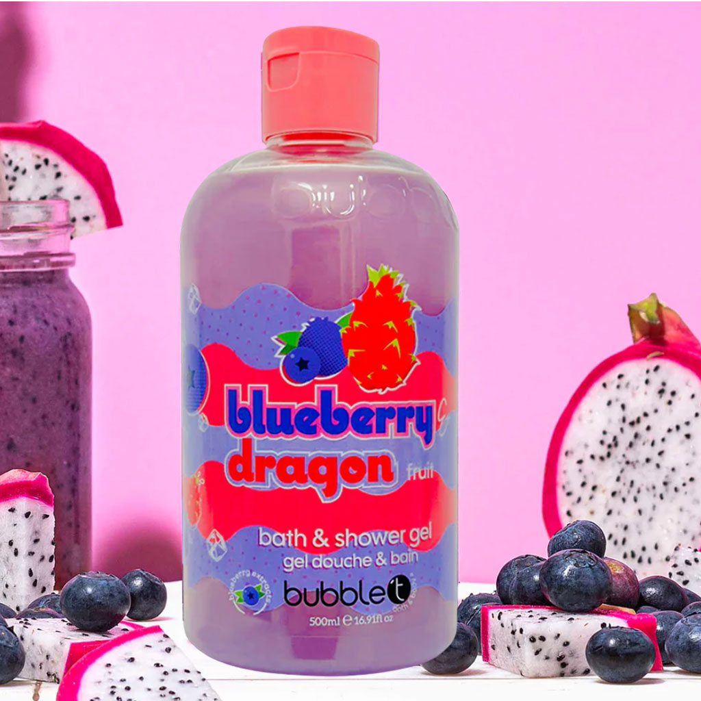 Bubble T Cosmetics Intense Blueberry Dragon Fruit Bath And Shower Gel