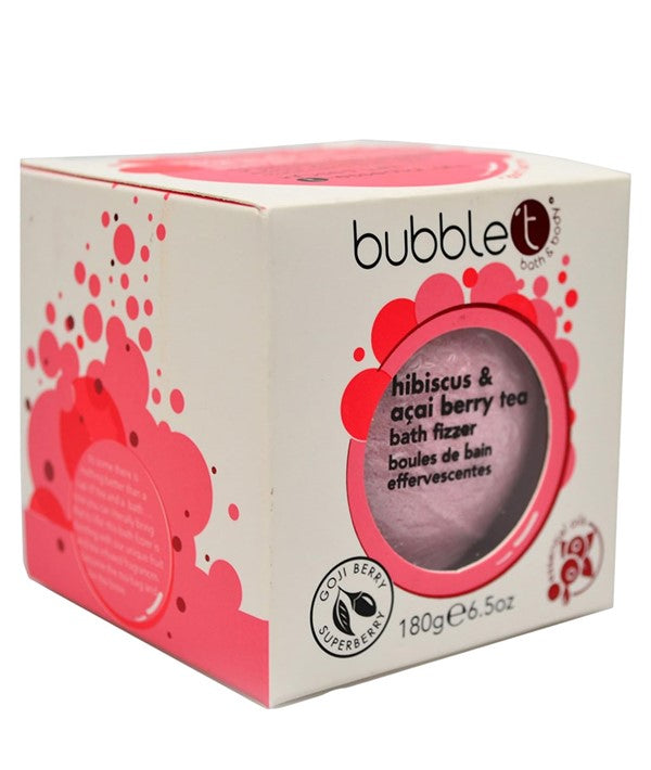 Bubble T Cosmetics Hibiscus And Acai Berry Tea Bath Fizzer