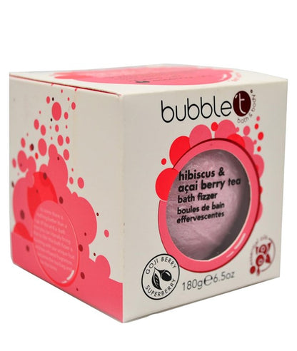 Bubble T Cosmetics Hibiscus And Acai Berry Tea Bath Fizzer