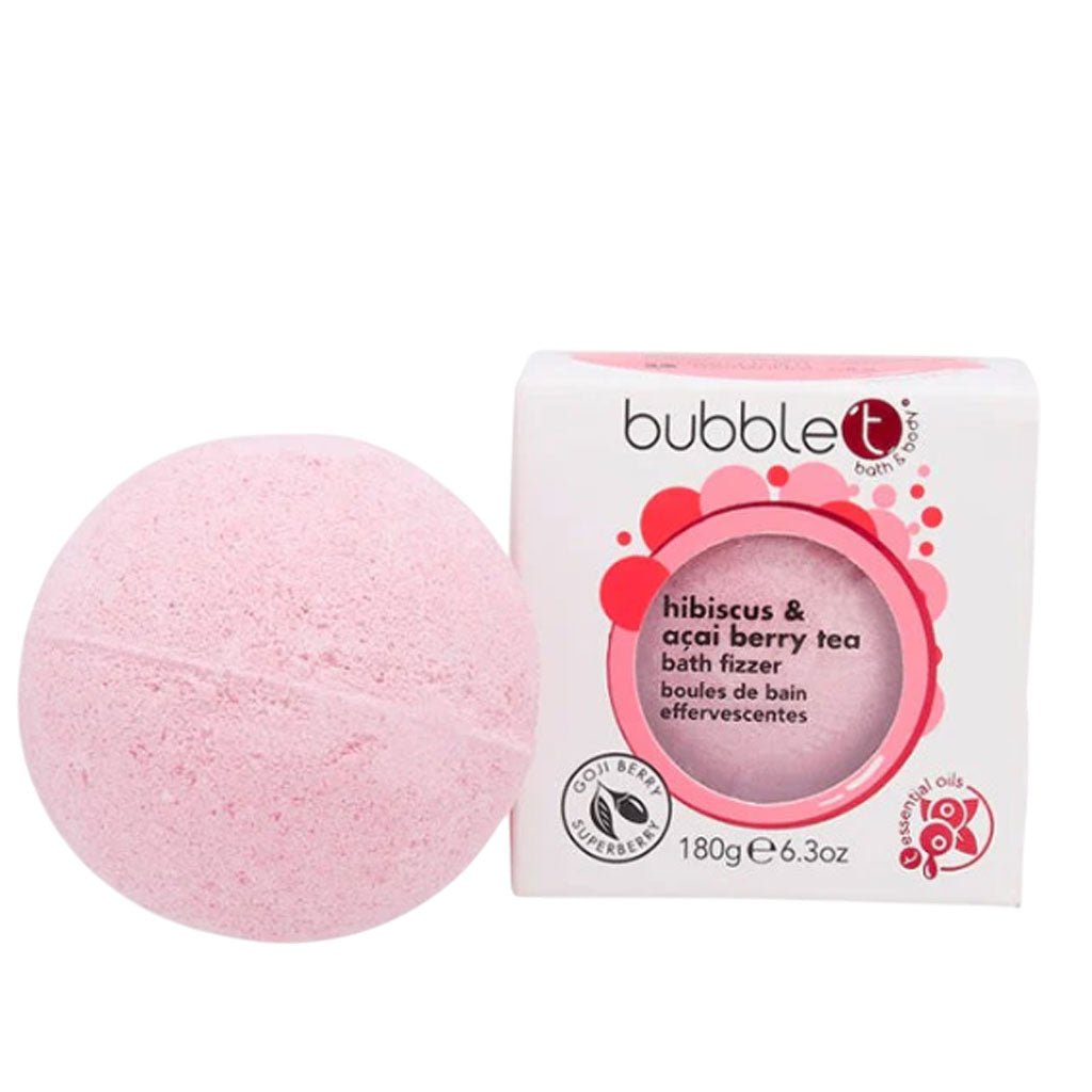 Bubble T Cosmetics Hibiscus And Acai Berry Tea Bath Fizzer