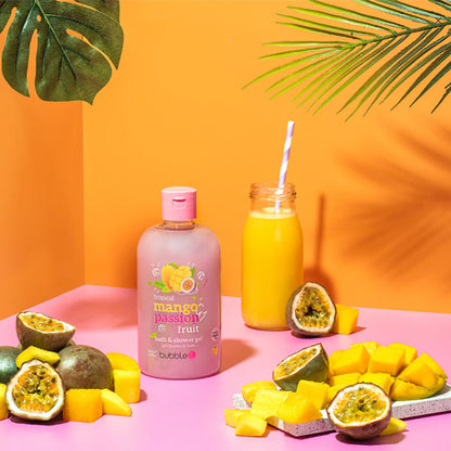 Bubble T Cosmetics Tropical Mango Passion Fruit Bath And Shower Gel