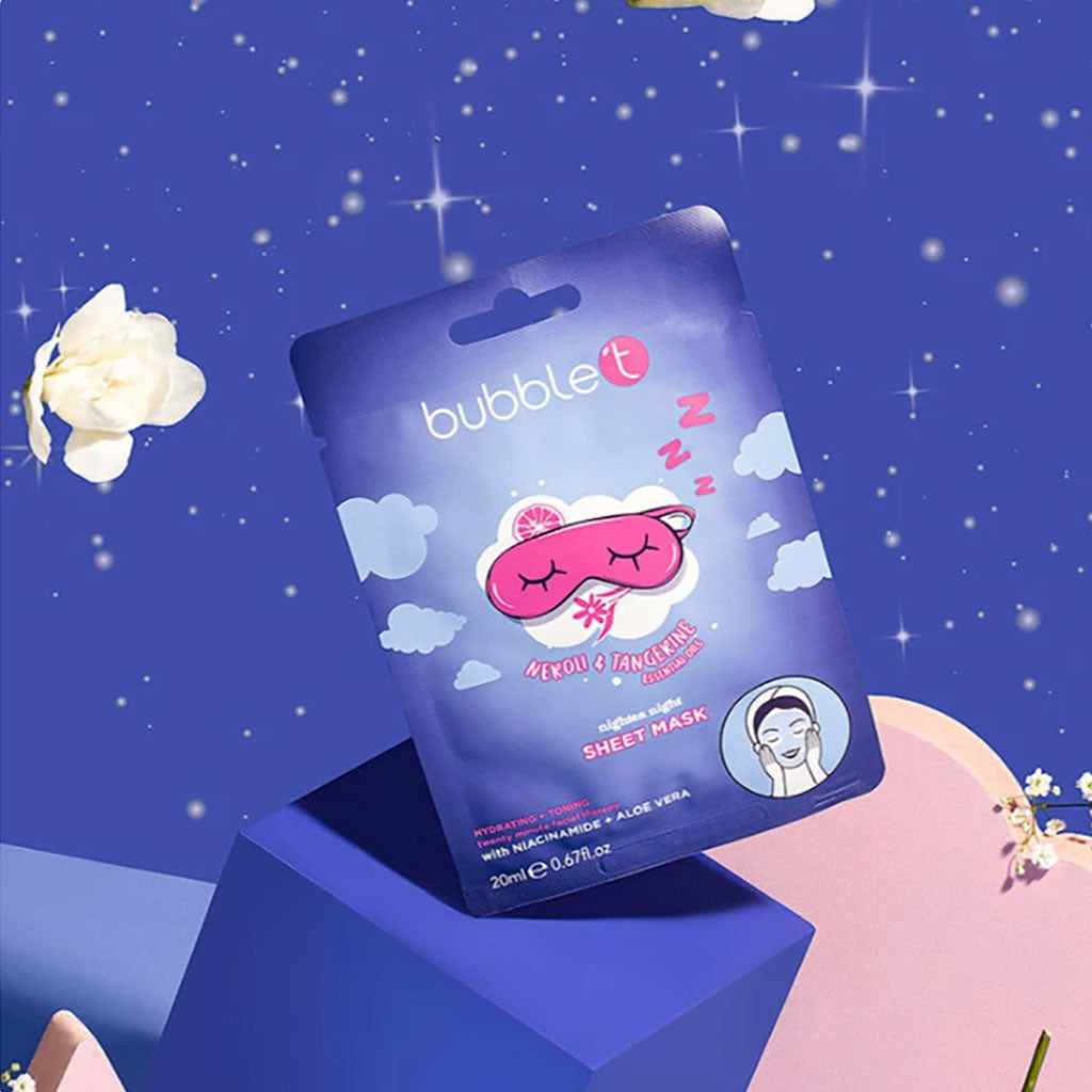 Bubble T Cosmetics Neroli And Tangerine Nightea Night Sheet Mask