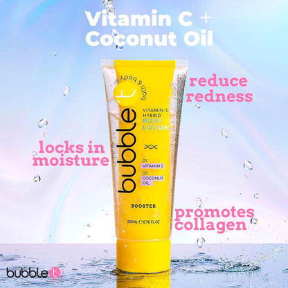 Bubble T Cosmetics Vitamin C Hybrid Booster Body Lotion