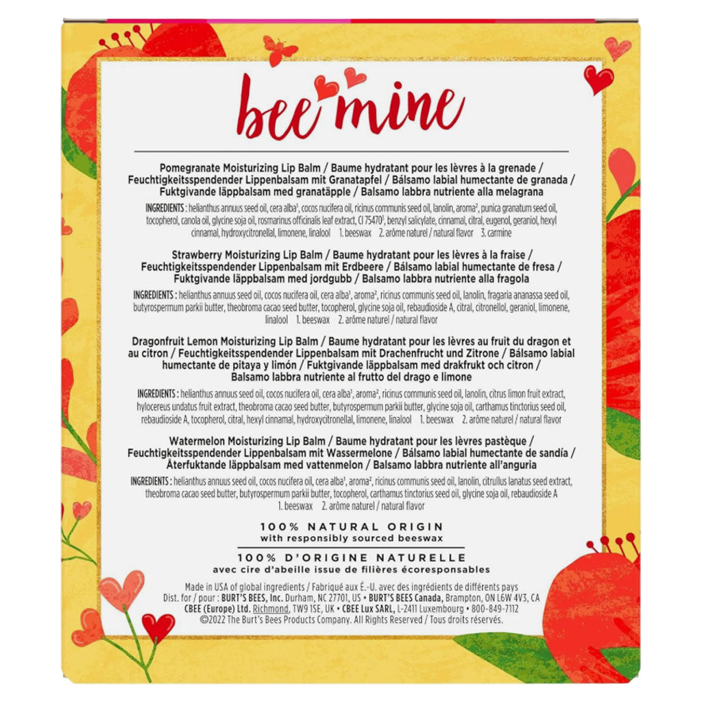 Burts Bees  Bee Mine Lip Balm Set