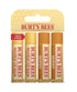 Burts Bees  Bee Wax And Honey Moisturizing Lip Balms Set
