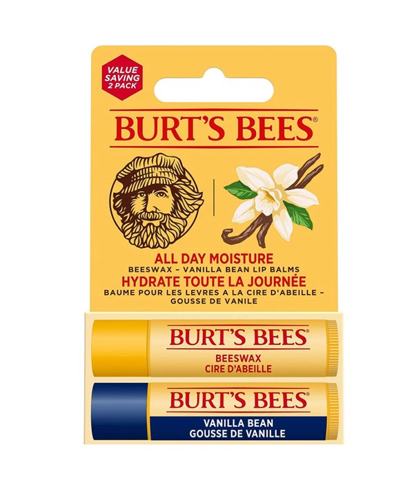 Burts Bees  Beeswax And Vanilla Bean Lip Balms Duo