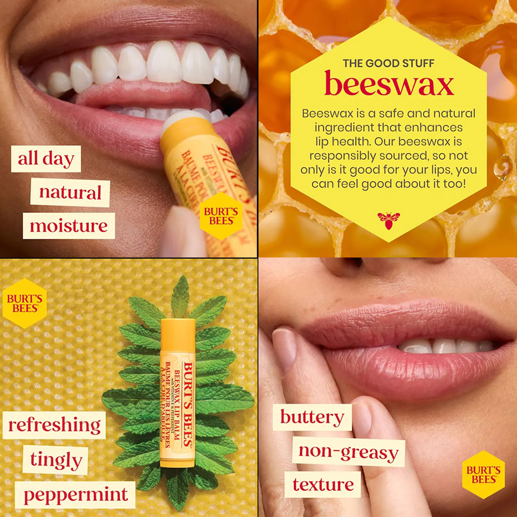 Burts Bees  Beeswax Lip Balm