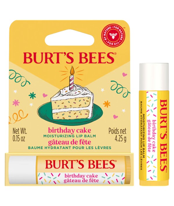 Burts Bees Birthday Cake Moisturizing Lip Balm
