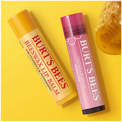 Burts Bees Hibiscus And Beeswax Tinted Lip Balm Duo