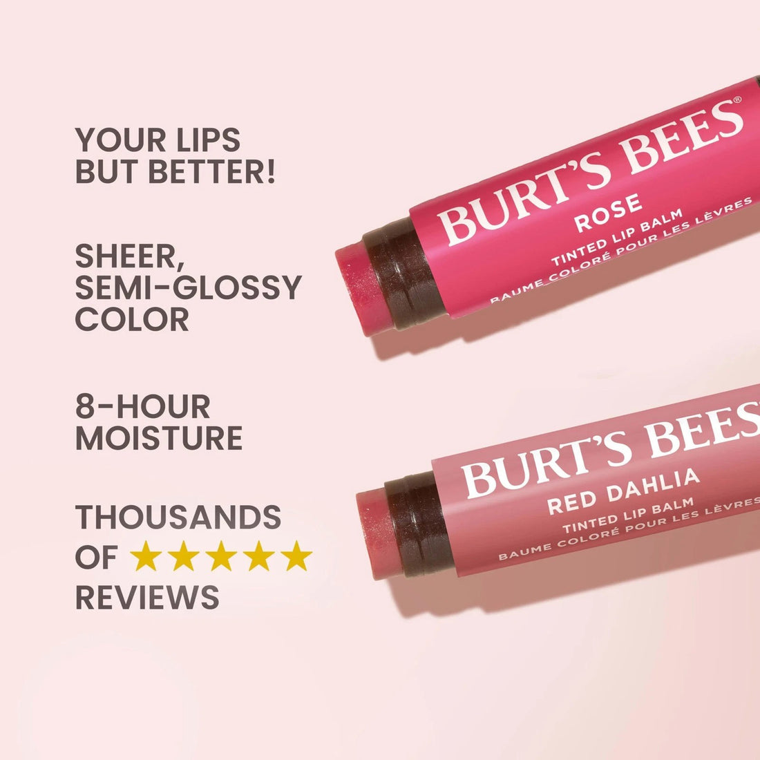 Burts Bees  Tinted Lip Balm Limited Edition