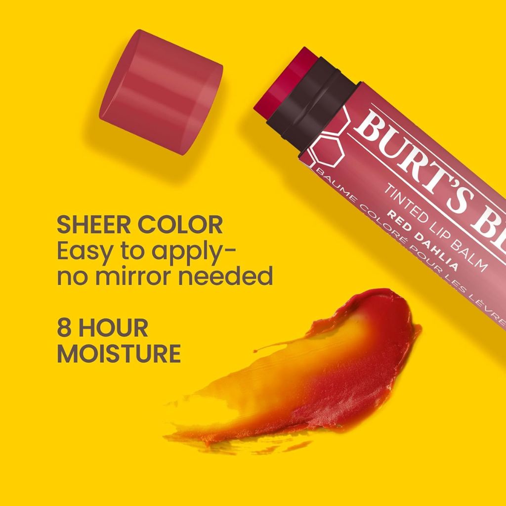 Burts Bees  Tinted Lip Balm Red Dahlia