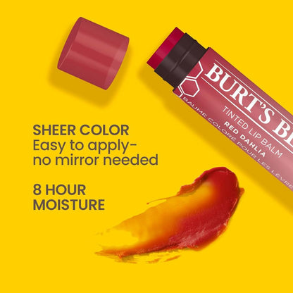Burts Bees  Tinted Lip Balm Red Dahlia